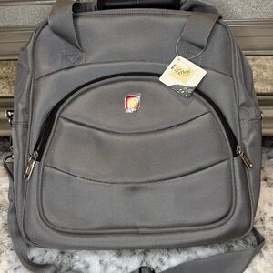 SwissGear carry-on travel messenger laptop bag with shoulder strap